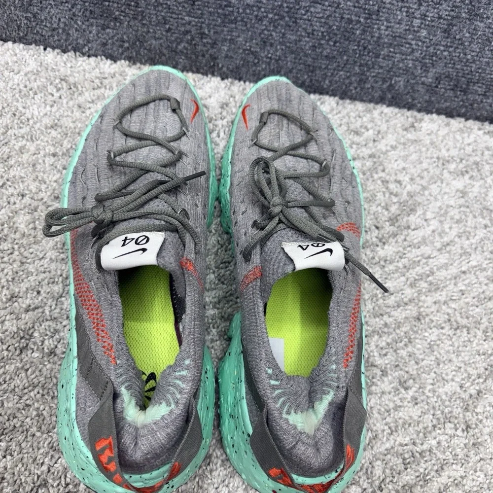 Nike Space Hippie 04 Sneakers Gray Green Shoes CZ6398-020 men's size 11